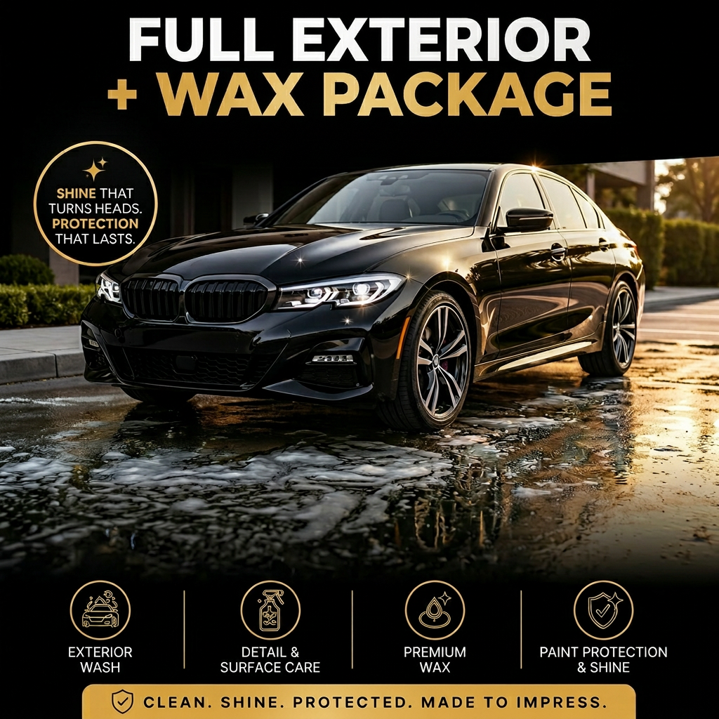Exterior Wash & Wax package